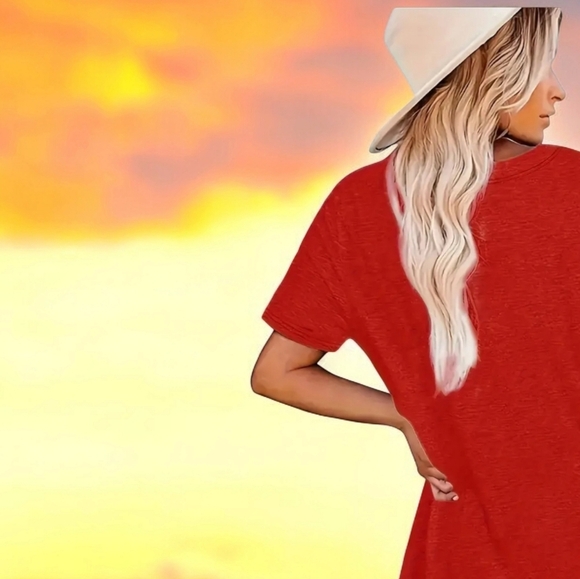 New!  Soft Red Women's Heart Tee  short sleeves  sz Xlarge - Picture 3 of 6